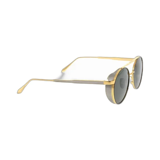Round Sunglasses With Double Bridge