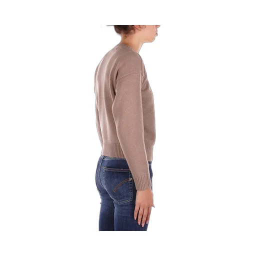 Crewneck Sweater With Dog Intarsia