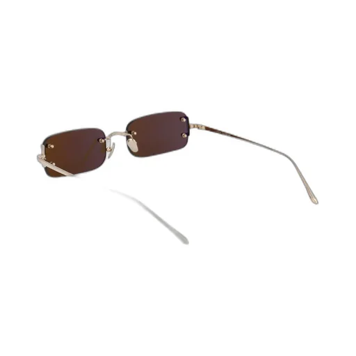 Rectangular Rimless Sunglasses