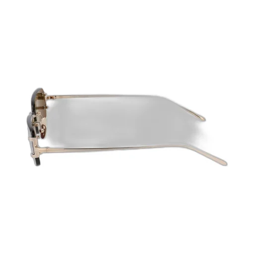 Rectangular Rimless Sunglasses