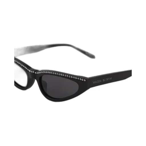 Cat-Eye Sunglasses With Crystal Embellishments