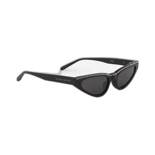 Cat-Eye Sunglasses With Crystal Embellishments