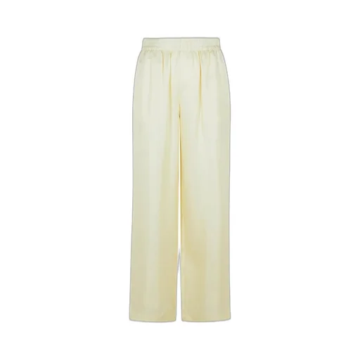 Wide-Leg Satin Trousers