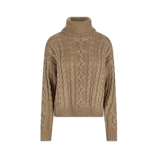 Cable Knit Turtleneck Sweater