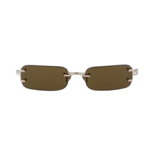 Rectangular Rimless Sunglasses