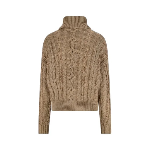 Cable Knit Turtleneck Sweater