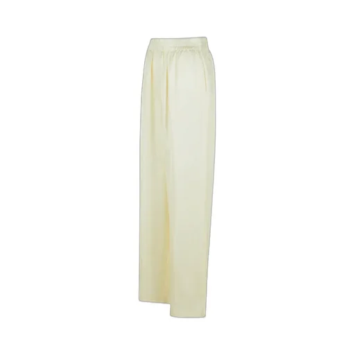 Wide-Leg Satin Trousers