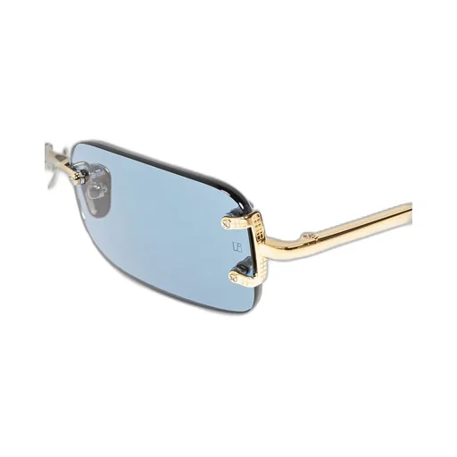 Rectangular Rimless Sunglasses