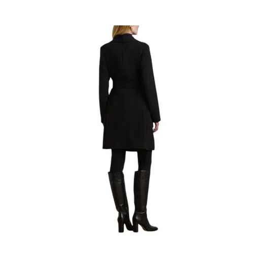 Wool Blend Wrap Coat