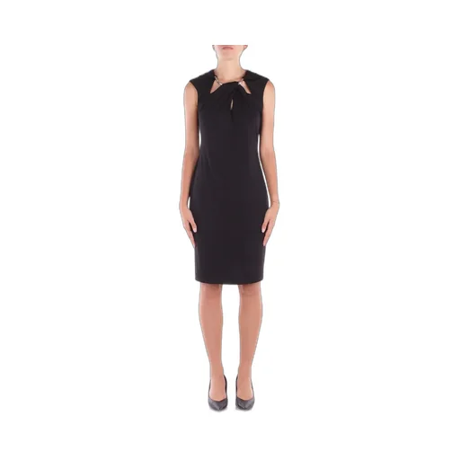 Sheath Dress With Metal Detail