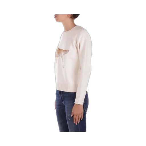 Crewneck Sweater With Dog Graphic