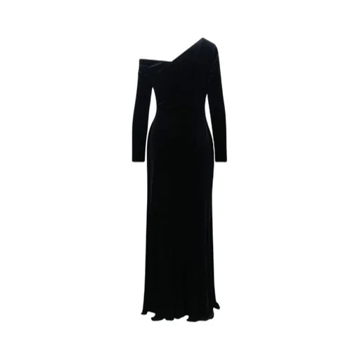 One-Shoulder Velvet Gown