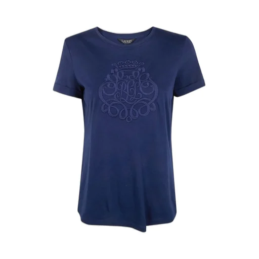T-Shirt With Crest Logo