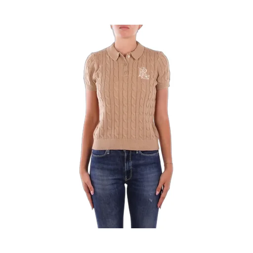 Cable Knit Polo Shirt
