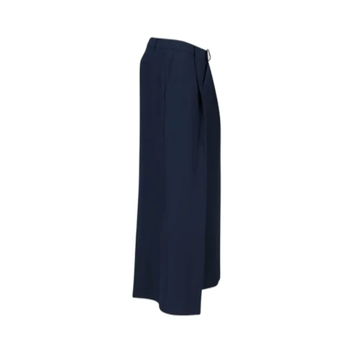 Pleated Wide-Leg Trousers