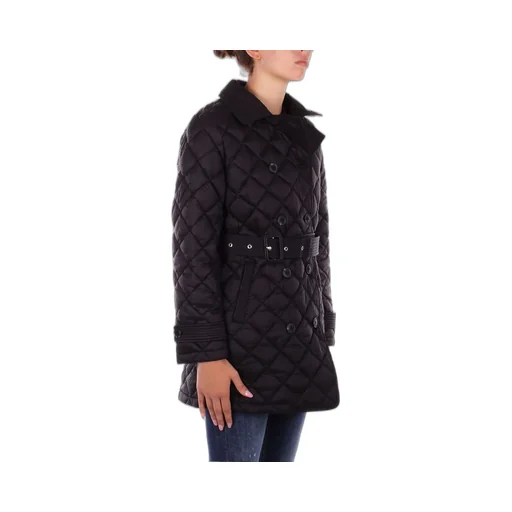Quilted Double-Breasted Trench Coat