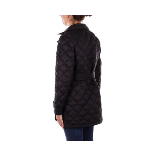 Quilted Double-Breasted Trench Coat