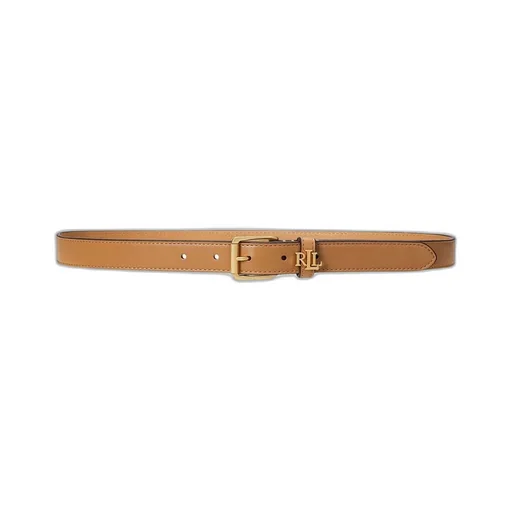 Belt With Logo Buckle