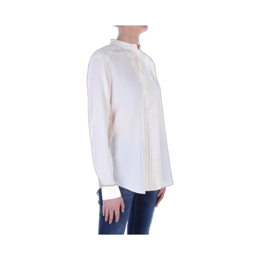 Pleated Bib Shirt