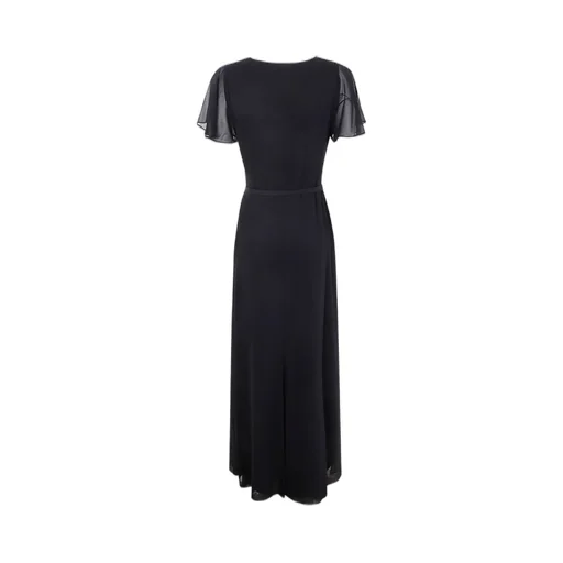 Ruffle Trim Maxi Dress