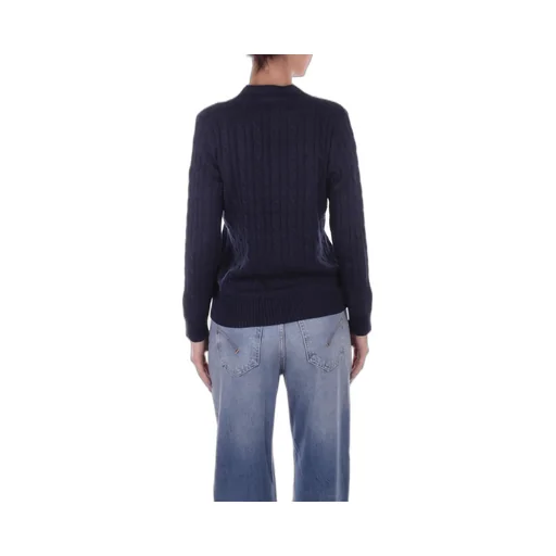 Cable Knit V-Neck Sweater