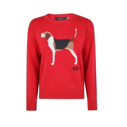 Dog Intarsia Knit Sweater
