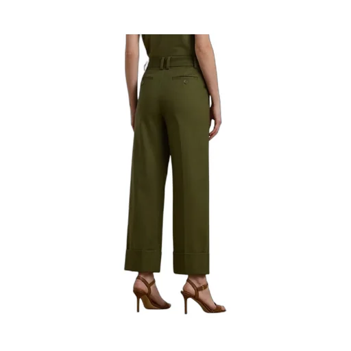 Pleated Wide-Leg Trousers