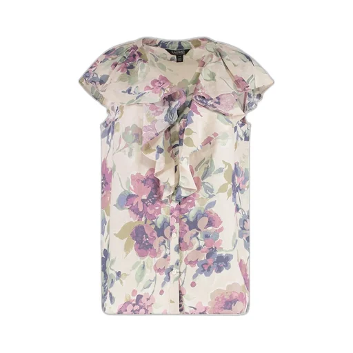 Ruffled Floral Blouse