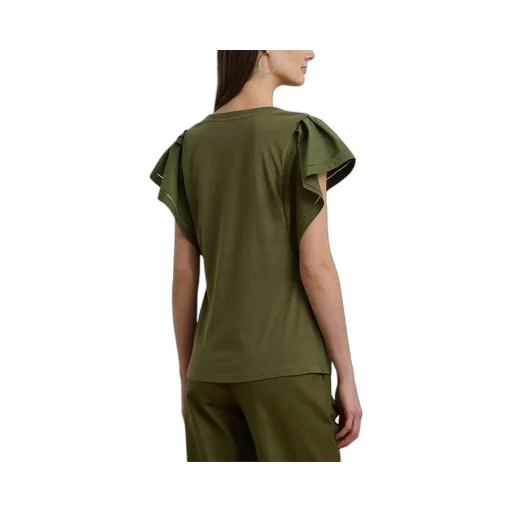 T-Shirt With Puffed Sleeves