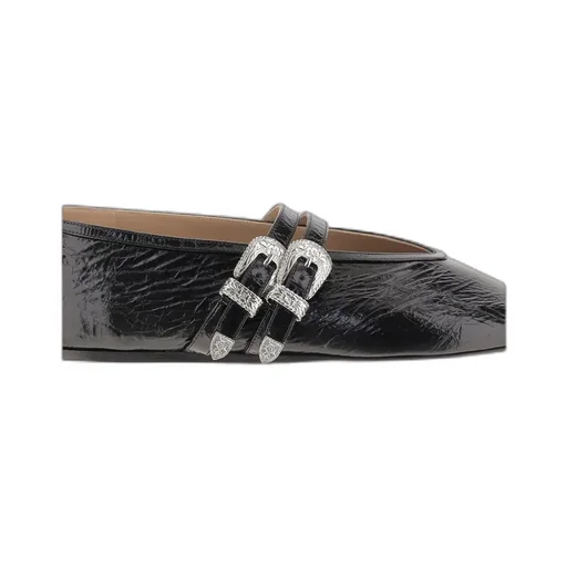 Ballet Flats With Buckle