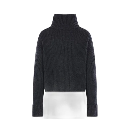 Ribbed Turtleneck Sweater