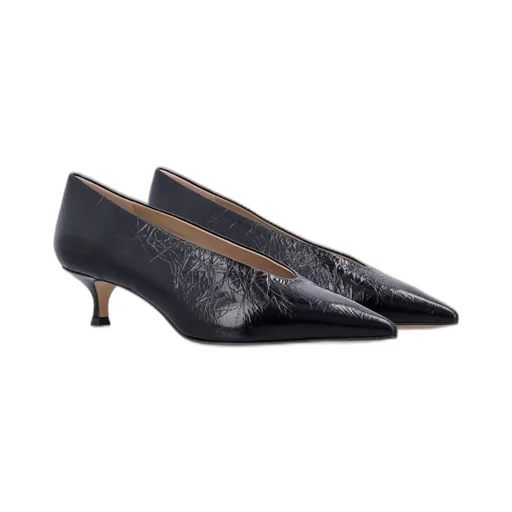 Pointed Toe Kitten Heel Pumps
