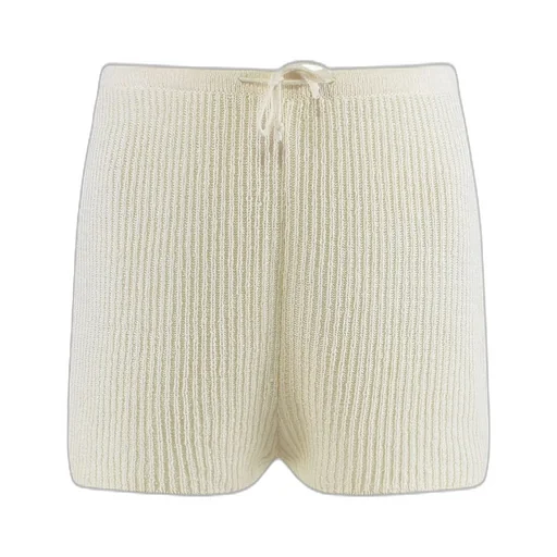 Ribbed Knit Shorts
