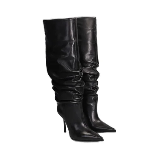 Ruched Stiletto Boots
