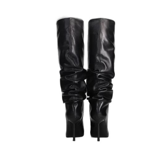 Ruched Stiletto Boots