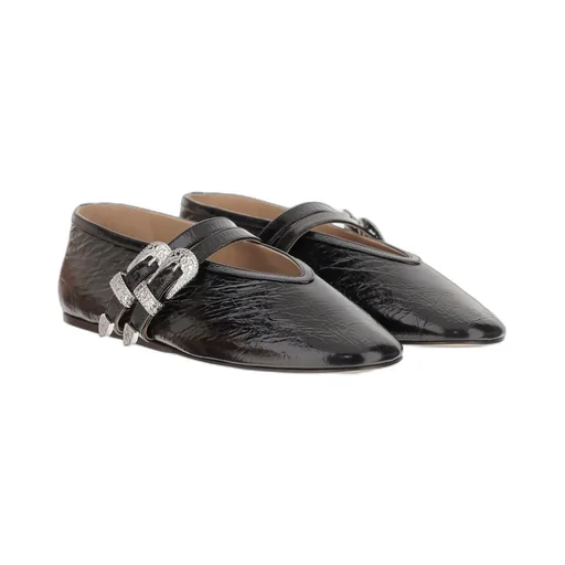 Ballet Flats With Buckle