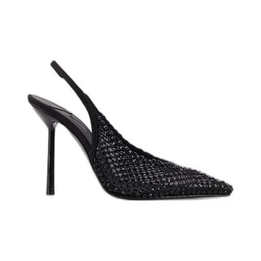 Mesh Slingback Pumps