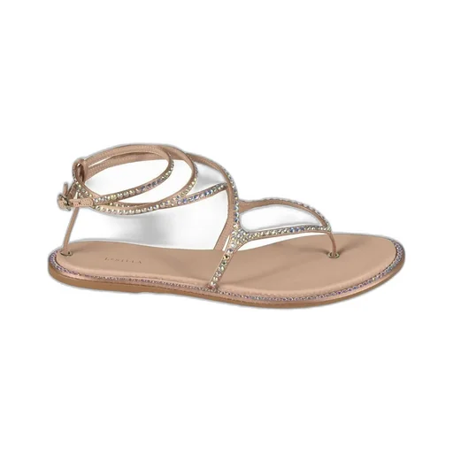 Embellished Ankle Strap Sandals