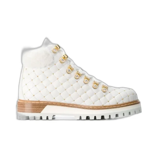 Quilted Leather Boots