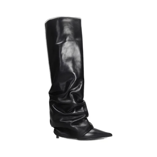 Slouchy Knee-High Boots