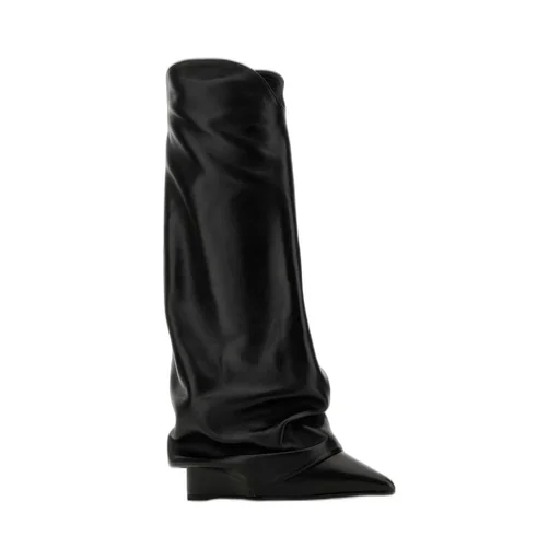 Knee-High Leather Boots