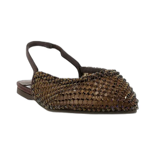 Mesh Slingback Flats