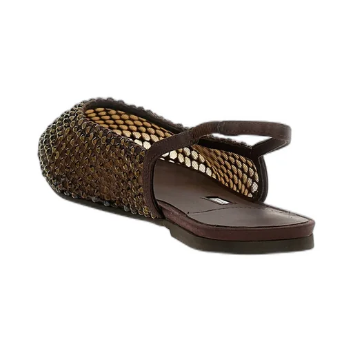 Mesh Slingback Flats