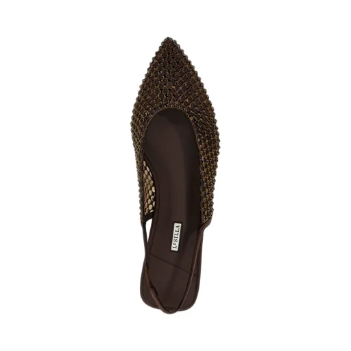 Mesh Slingback Flats