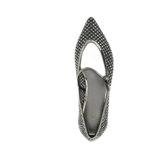 Ballet Flats With Ankle Strap