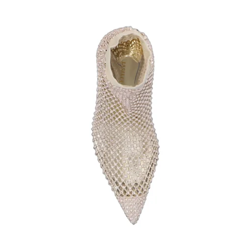 Crystal-Embellished Sock Boot