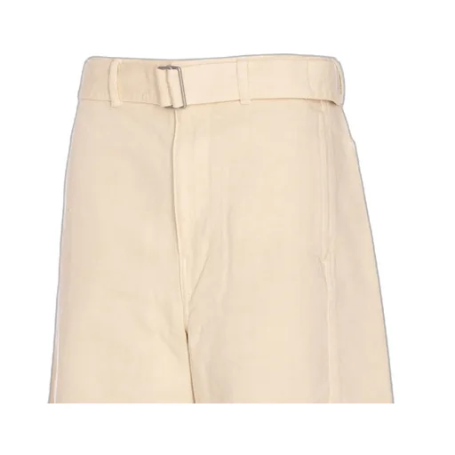 Wide-Leg Belted Trousers