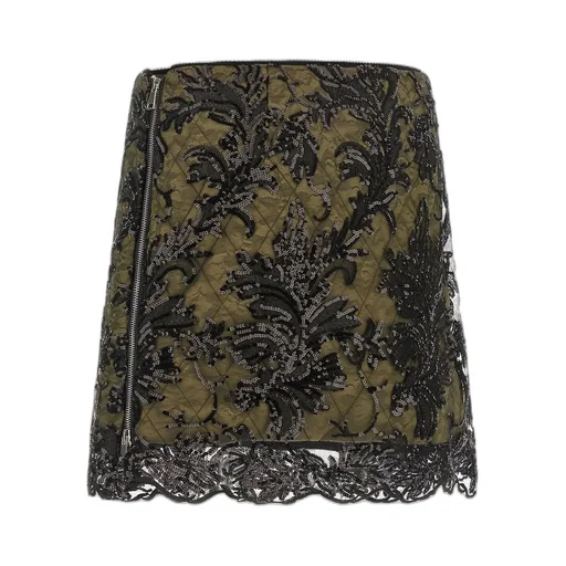 Embellished Mini Skirt