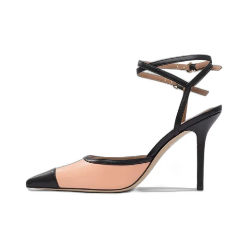 Pointed-Toe Pumps With Ankle Straps