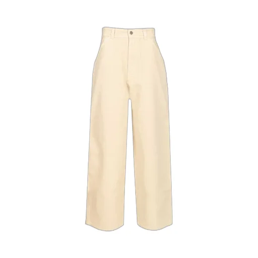 High-Waisted Wide-Leg Trousers